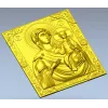 Божья Матерь Смоленская - 3D модель STL для ЧПУ