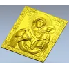 Божья Матерь Смоленская - 3D модель STL для ЧПУ