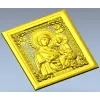 3D модель STL - Икона Божья Матерь Тихвинская для ЧПУ