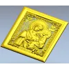 3D модель STL - Икона Божья Матерь Тихвинская для ЧПУ