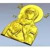 Феодоровская икона Богородицы - STL для ЧПУ