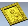 3D модель STL - Икона Богоматерь (Умиление) для ЧПУ