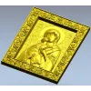 3D модель STL - Икона Богоматерь (Умиление) для ЧПУ