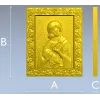 3D модель STL - Икона Богоматерь (Умиление) для ЧПУ