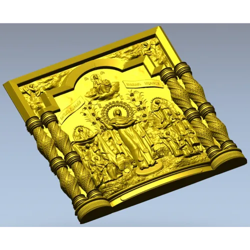 3D модель STL "Исцеление больных" - рельефная икона для ЧПУ