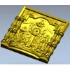3D модель STL "Исцеление больных" - рельефная икона для ЧПУ