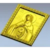 Богородица "В родах - Помощница" 3D модель в формате STL для ЧПУ