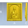 Saint Basil the Great - high relief icon panel STL for CNC