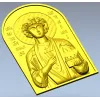 Икона Пантелеймона Целителя - 3D модель STL для ЧПУ