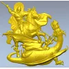 Saint George Slaying the Dragon - STL Relief for CNC