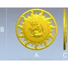 Георгий Победоносец - медальон для ЧПУ (STL)