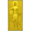 Saint George the Victorious - STL 3D model relief panel for CNC