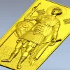 Saint George the Victorious - STL 3D model relief panel for CNC