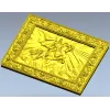 Saint George the Victorious - high-relief STL panel for CNC