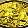 Георгий Победоносец - круглый медальон (STL)