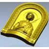Барельеф Святого Георгия Победоносца в арке - STL для ЧПУ