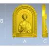 Барельеф Святого Георгия Победоносца в арке - STL для ЧПУ