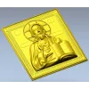 Господь Вседержитель - 3D модель STL для ЧПУ (икона, рельеф для фрезера)