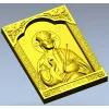Икона "Господь Вседержитель" - 3D модель в формате STL для ЧПУ