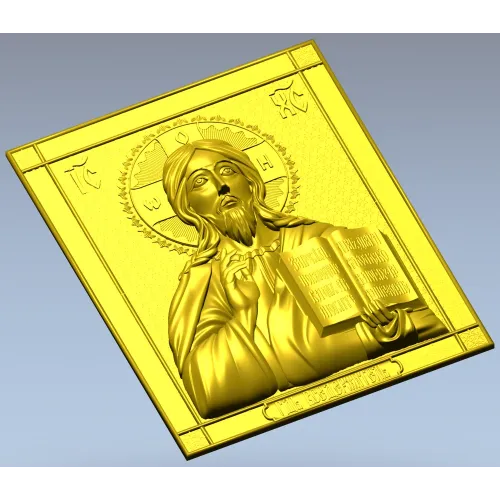 3D модель STL - икона Господь Вседержитель для ЧПУ
