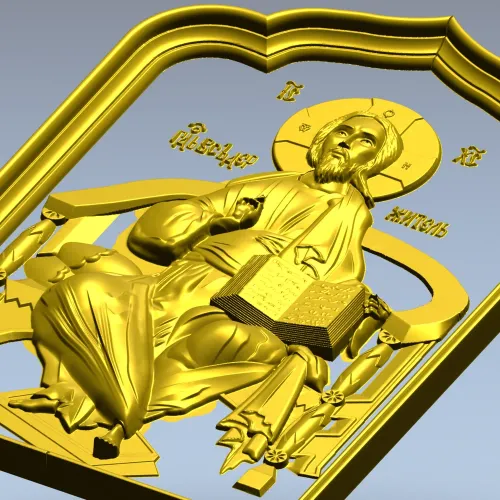 Господь Вседержитель - 3D модель STL для ЧПУ