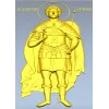 Святой Дмитрий Солунский - рельефная 3D модель STL для ЧПУ