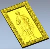 Икона Дмитрий Солунский - 3D модель STL для ЧПУ