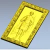 Икона Дмитрий Солунский - 3D модель STL для ЧПУ