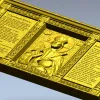 Спас и Заповеди - 3D модель STl для ЧПУ