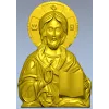 Christ Pantocrator high-relief STL for CNC