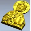 Christ Pantocrator high-relief STL for CNC