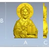 Christ Pantocrator high-relief STL for CNC
