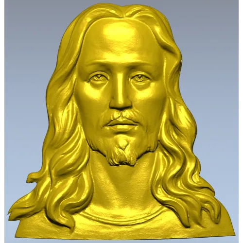 Лик Спасителя - 3D STL рельеф для ЧПУ