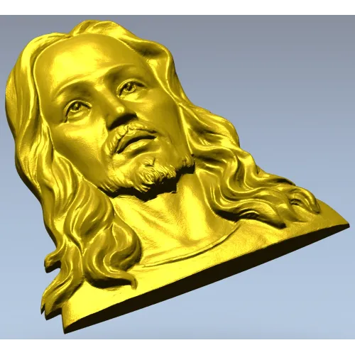 Лик Спасителя - 3D STL рельеф для ЧПУ