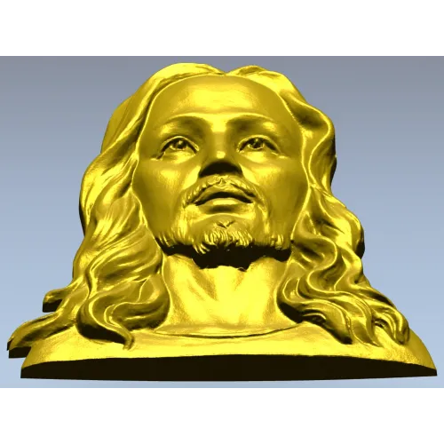 Лик Спасителя - 3D STL рельеф для ЧПУ