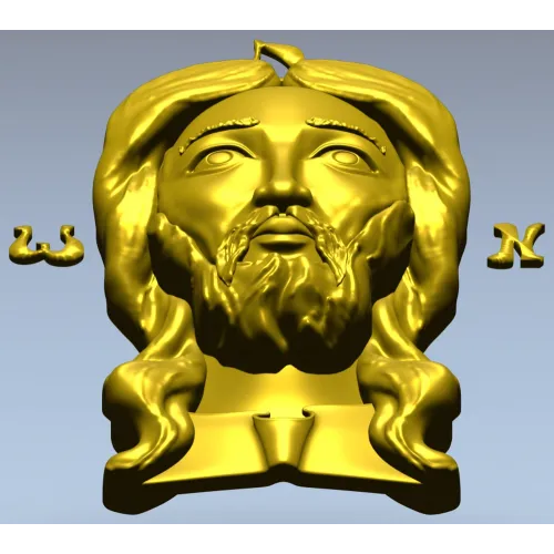Лик Спаса - 3D модель STL для ЧПУ