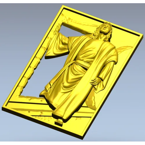 Иисус Воскресший - 3D модель STL для ЧПУ
