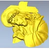 Христос несущий крест - 3D модель STL для ЧПУ