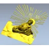 Спаситель на облаках - 3D модель в формате STL для ЧПУ