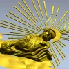 Спаситель на облаках - 3D модель в формате STL для ЧПУ