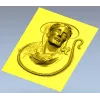 Jesus Christ high-relief STL panel for CNC milling