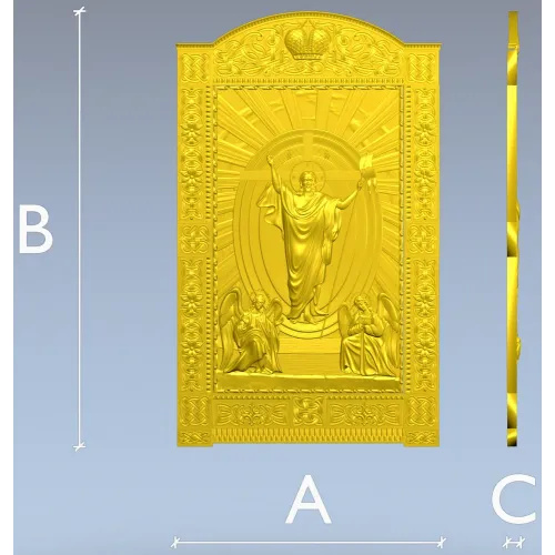Воскресение Христово - 3D модель STL для ЧПУ