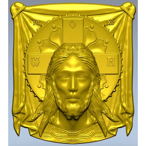 Спас Нерукотворный - 3D модель STL для ЧПУ