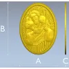 Пастырь с ягнёнком - 3D рельефная stl модель для ЧПУ