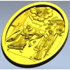 Annunciation Oval Medallion STL for CNC Relief