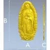 3D модель STL - Икона Богородица Гваделупская для ЧПУ