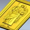 Ангел Хранитель - 3D модель STL рельефной иконы для ЧПУ