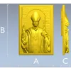Икона святителя в нише - STL 3D модель для ЧПУ