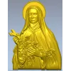 Святая Тереза из Лизьё - 3D модель для ЧПУ