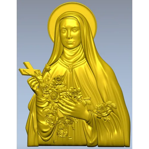 Святая Тереза из Лизьё - 3D модель для ЧПУ